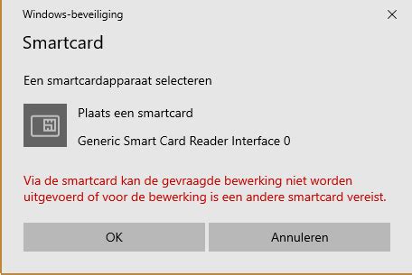 Opgelost: Smartcard Verlopen 